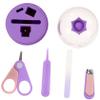 MERRYHAPY Nail Clippers Set Boy Girl Grooming Kit with Cartoon Design Rounded Edges Blades for Safe Nail Care for Newborns and Toddlers view 1