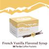 58Peaks French Vanilla Flavored Syrup Sweetener Packets for Hot and Cold Drinks | To-Go Syrup Flavoring Perfect for Coffee, Tea, Milkshake and More | Flavored Coffee Syrups for Travel | 15mL | 50-Pack view 3