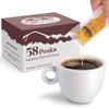 58Peaks Hazelnut Flavored Syrup Sweetener Packets for Hot and Cold Drinks | To-Go Syrup Flavoring Perfect for Coffee, Tea, Milkshake and More | Flavored Coffee Syrups for Travel | 15mL | 50-Pack view 1