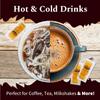 58Peaks Hazelnut Flavored Syrup Sweetener Packets for Hot and Cold Drinks | To-Go Syrup Flavoring Perfect for Coffee, Tea, Milkshake and More | Flavored Coffee Syrups for Travel | 15mL | 50-Pack view 4