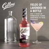 Collins Lavender Simple Syrup for Cocktails with Real Sugar, Lavender Syrup for Lemonade, Soda Water, Coffee, Iced Tea, Matcha, Baking, Desserts, Drink Mixer for Home Bar, 32 oz view 3
