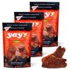 Yay's Snacks Sweet and Spicy Beef Crisps | Crispy, Crunchy, High Protein Snacks | Spicy Beef Jerky with 24G Protein Snacks Per Bag | Healthy Meat Snacks Non-GMO, USA Made - 3 Packs (1.75 Oz Each) view 1