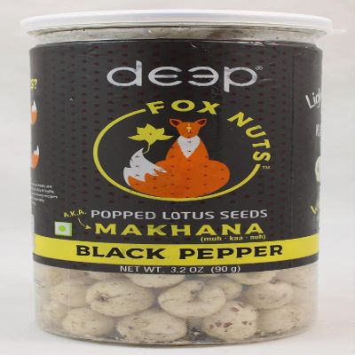 Mahavir Black Pepper Makhana 3.2 Oz