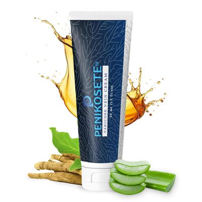 PENIKOSETE Varicose & Spider Vein Cream for Legs | Dermatologically Tested Ayurvedic Ashwagandha Formula | Natural Non-Sticky Cream for Tired, Swollen & Heavy-Looking Legs | for Men & Women - 1 Pack