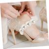 CALLARON 1pair High Heel Straps Pearl Design Slip Shoe Laces for Women High Heel Accessories for Comfortable Walking and Dancing view 4