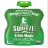 Mamma Chia Organic Vitality Squeeze Snack, Green Magic, 50-3.5 Ounce Chia Pouches. USDA Organic, Non-GMO, Vegan, Gluten Free, and Kosher. Fruit and Vegetables with only 70 Calories view 1