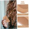 Angoily 2pc Baby Grooming Kit Scalp Comb for Toddler Wooden Handle Soft Baby Hair Brush Set Safe for Sensitive Sk view 2