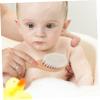 Angoily 2pc Baby Grooming Kit Scalp Comb for Toddler Wooden Handle Soft Baby Hair Brush Set Safe for Sensitive Sk view 4