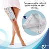 1000 ml Urine Leg Bag, Easy-Tap Disposable Non Sterile Urinary Drainage Bag with Anti-Reflux Valve & Cloth Straps, 5 Pack Adult Latex-Free view 3