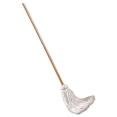 212 Main BWK 12 oz Cotton Fiber Head Deck Mop with 48 in. Wooden Handle - Pack of 6