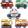 30 Pack Goodie Bags Cartoon Mix Car Candy Treat Bags Small Plastic Ziplock Seal Bags Gift Candy Bags with Handle Resealable Packaging Food Storage Bags Party Favor Birthday Bags(Mix Car) view 1