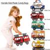 30 Pack Goodie Bags Cartoon Mix Car Candy Treat Bags Small Plastic Ziplock Seal Bags Gift Candy Bags with Handle Resealable Packaging Food Storage Bags Party Favor Birthday Bags(Mix Car) view 3