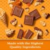 GHIRARDELLI Milk Chocolate Caramel Waffle Cone Squares - Pack of 2 - Delicious Chocolate with a Caramel Inside and Pieces of Waffle Cone in the Chocolate, Full Size view 4