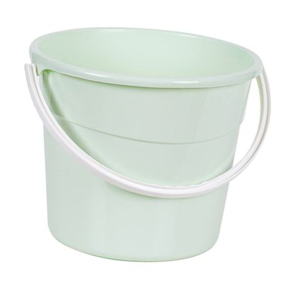 Beatifufu 1pcs Sturdy Water Storage Bucket Handle Cleaning Pail for Car Washing Fishing and Household Use Non-Slip Wear-Resistant Design Green