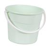 Beatifufu 1pcs Sturdy Water Storage Bucket Handle Cleaning Pail for Car Washing Fishing and Household Use Non-Slip Wear-Resistant Design Green view 1