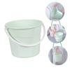 Beatifufu 1pcs Sturdy Water Storage Bucket Handle Cleaning Pail for Car Washing Fishing and Household Use Non-Slip Wear-Resistant Design Green view 2