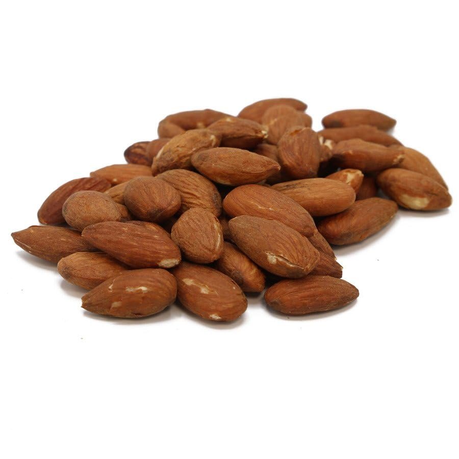 C.J. Dannemiller Almonds, Bulk 10 LB Box, Whole, Red, Roasted, Unsalted Almonds Perfect for Snacking, Baking, Cooking