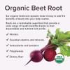 Sur Organic Beet Root Capsules 1000mg - Supports Healthy Circulation and Increased Energy - Nitric Oxide Superfood (120 Capsules) view 4