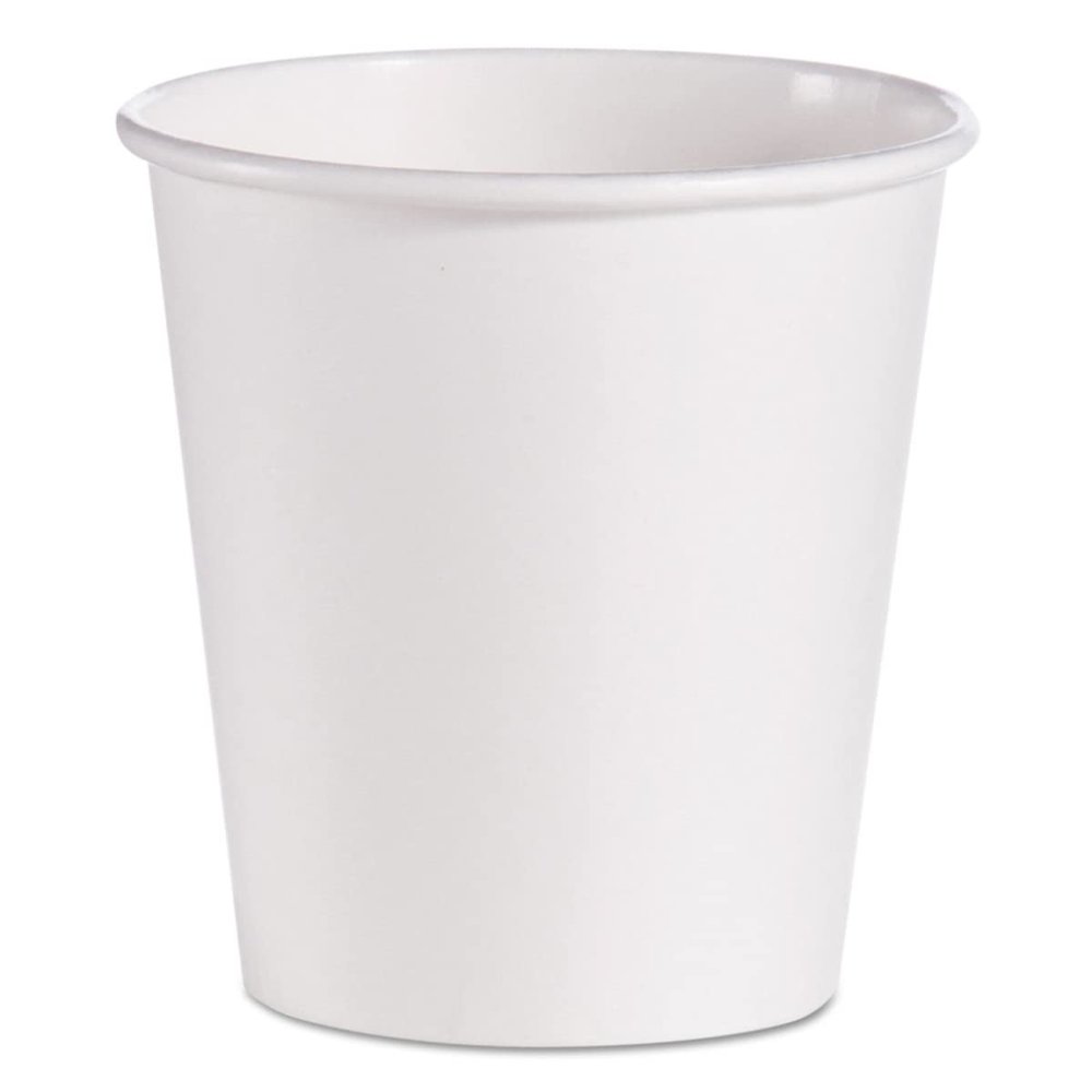 212 Main 10 oz Single-Sided Poly Paper Hot Cups White
