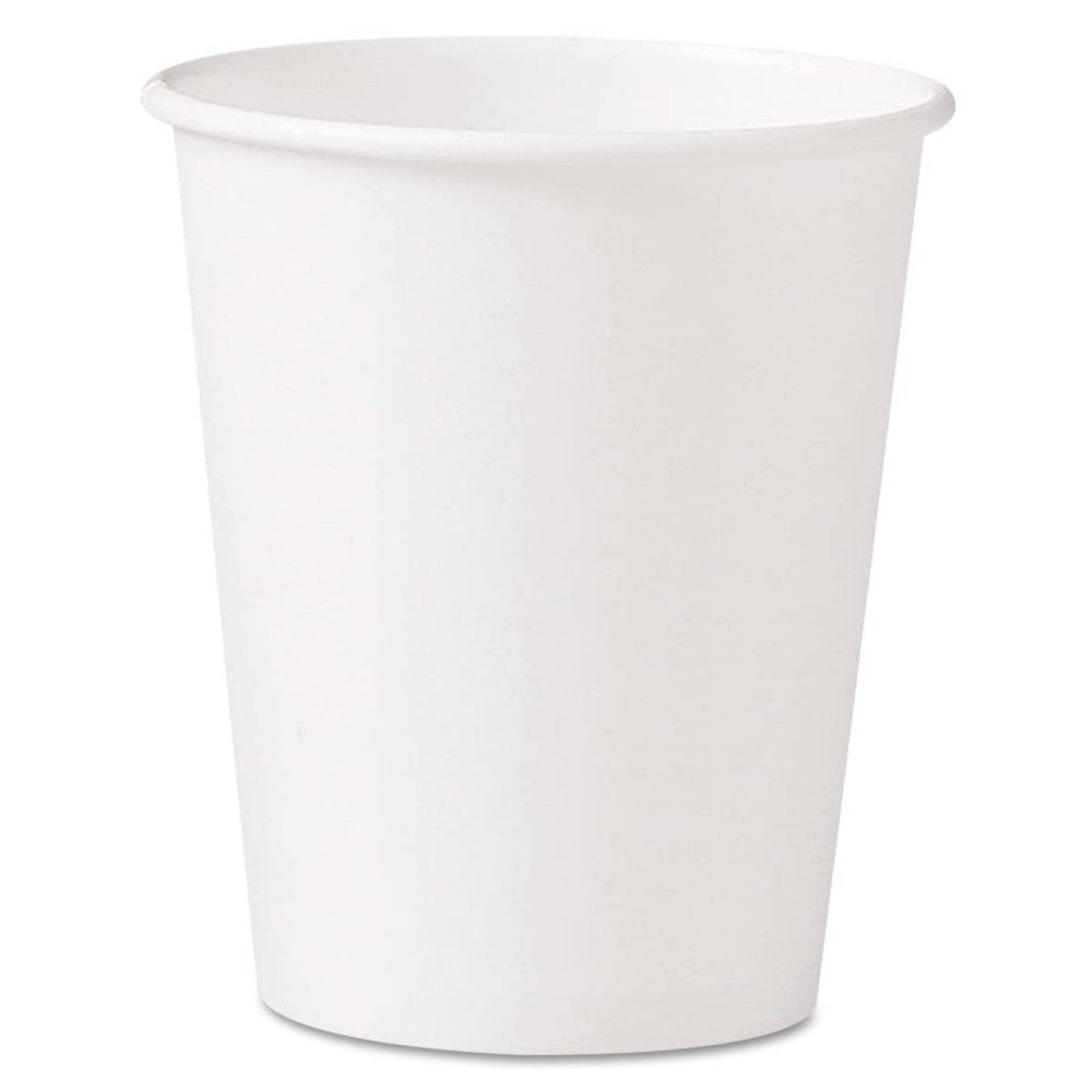 212 Main 10 oz Single-Sided Poly Paper Hot Cups White