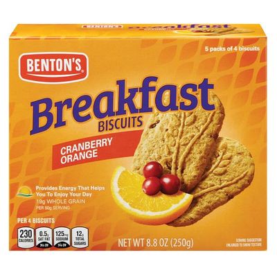 Benton's Orange Cranberry Breakfast Biscuit, 8.8 oz (250g)