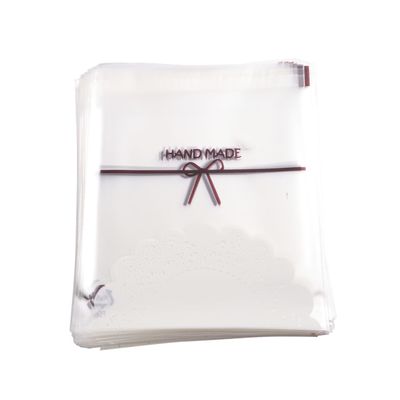 BCOATH Edible Baggies for Food Storage Self-adhesive Bread Bags Plastic Baggies Clear Opp Bags Cartoon Printing 200pcs/2 Packs