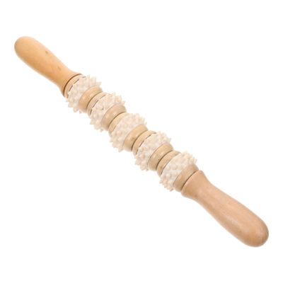 Anneome Wooden Body Massager Stick Large Massage Roller for Foot Leg Back Home Use