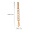 Anneome Wooden Body Massager Stick Large Massage Roller for Foot Leg Back Home Use view 3