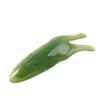 1Pc Green Natural Resin Nose Massager Two-Pronged Gua Sha Tool for Facial Care and Relaxation view 1