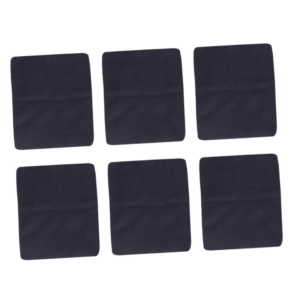 BCOATH 6pcs Microfiber Eyeglass Cleaner Lens Jewelry Screen Musical Instrument Cleaning Cloth