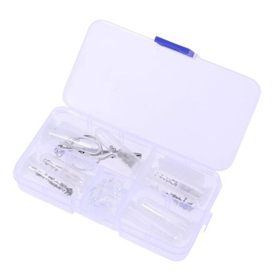 BCOATH Eyeglasses Repair Kit Nose Pads Ear Hooks Screws and Screwdrivers Frame Repair Sunglasses Watches and Jewelry