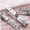 MERRYHAPY 4pcs Stainless Steel Nail Clipper Thick Toenail Clippers Fingernail Clippers for Men Manicure Tool Nail Trimmer Pedicure Accessories s view 2