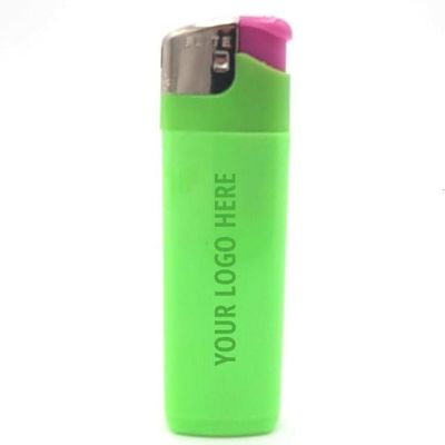 Elite Brands USA Customizable Electronic Lighters Wholesale Bulk Pack, Logo Print on Electronic Lighters (MULTICOLOR-500PCS)