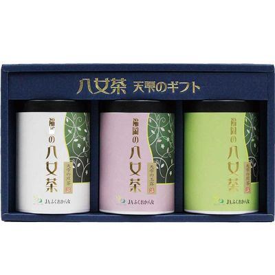 100g Kabusecha / 100g Yame Gyokuro / 100g Yame Sencha Green Tea Caddy Gift Box [Mukoh Matcha] 100% Pure Yamecha Japanese Loose Leaves Ryokucha Ocha Present Souvenirs Zen Yoga, Relax, Meditation, Traditional