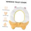 Zerodeko 1pc Corgi Plush Toilet Seat Cushion Cover Thickened Non-Sticky Washable Mat for Comfortable Use Autumn for Boys and Girls Ladies and Seniors view 3