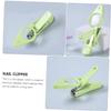 Beatifufu Stainless Steel Nail Clippers Light Magnifier Fingernail Toenail Clipper Men's Ergonomic Shape view 4