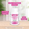 SuperSmart - Premenstrual Comfort (Advanced Formula) - Vitex Chasteberry Supplement for Women - Vitex Agnus-Castus & Vitamin B6 | Non-GMO & Gluten Free - 60 Vegetarian Capsules view 2