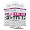 (3 Pack) F1 Keto Pills 1275MG New & Improved Formula Contains Apple Cider Vinegar Extra Virgin Olive Oil Powder Green Tea Leaf 180 Capsules view 1