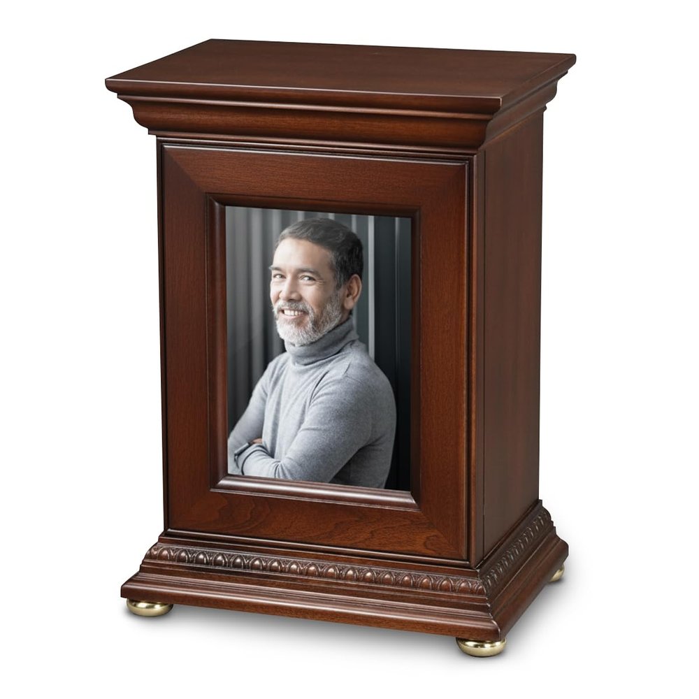 At Peace Memorials - Howard Miller Transitions II Portrait Cremation Urn for Ashes 800251