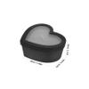 BIUDECO 2pcs Heart Shaped Flower Storage Box Decorative Packing Box with Window for Valentine Day Flowers Fruits and Special Occasions Design view 2