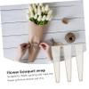 KOMBIUDA 50 Pcs Floral Bouquet Wrap Bags Delicate Single Rose Packaging Sleeves for Arrangements Weddings and Special Occasions Elegant and Design view 4