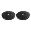 1.25 in. Silver Sage Grab Bar Flange Matte Black - Set of 2 view 1