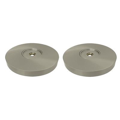 1.25 in. Silver Sage Grab Bar Flange Brushed Nickel - Set of 2