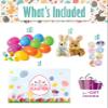 Easter Care Package Blue Box (52 Count) Filled with Candy Chocolates Snacks Cookies and More Easter Gifts for Kids Girls Boys College Students view 2