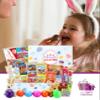Easter Care Package Blue Box (52 Count) Filled with Candy Chocolates Snacks Cookies and More Easter Gifts for Kids Girls Boys College Students view 4