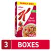 Kellogg's Special K Breakfast Cereal, Family Breakfast, Fiber Cereal, Family Size, Red Berries (3 Boxes) view 3