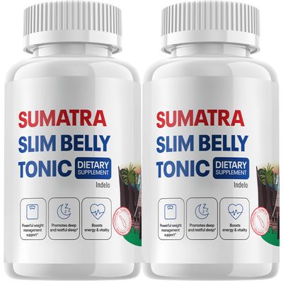 (2 Pack) Sumatra Slim Belly Tonic - Slim Belly Dietary Supplement, Sumatra Slim Belly All-Natural Pills, Sumatra SlimBelly Reviews (120 Capsules)
