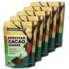 Wilderness Poets, Organic Cacao Powder. Raw, Unsweetened, 100% Peruvian Heirloom Cacao (Criollo Variety) - 4 Pound (Pack of 5) Bulk Size view 1