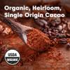 Wilderness Poets, Organic Cacao Powder. Raw, Unsweetened, 100% Peruvian Heirloom Cacao (Criollo Variety) - 4 Pound (Pack of 5) Bulk Size view 4