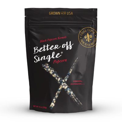 Dell Cove Spices and More Better Off Single Popcorn Kernels | Relationship Breakup and Divorce Gift Set Non-GMO & Gluten Free Popcorn Gifts for Him & Gifts for Her